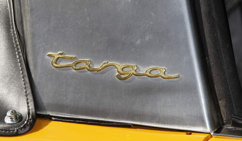 Porsche 912 Targa Targa-Schriftzug