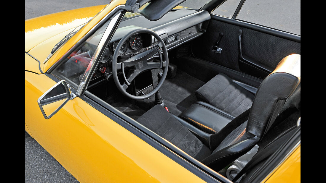 Porsche 914/6, Lenkrad, Cockpit