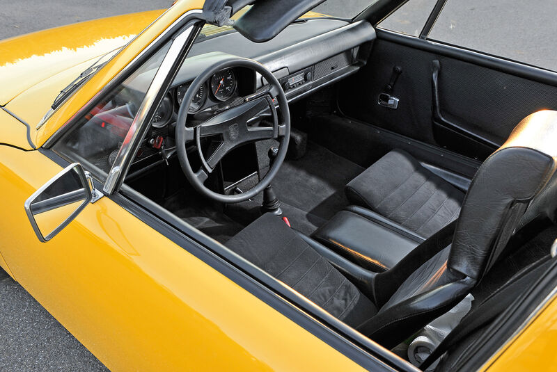 Porsche 914/6, Lenkrad, Cockpit
