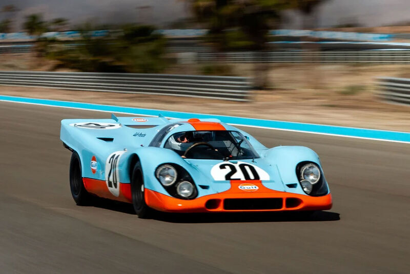 Porsche 917-022 (1970) Gulf Ex-Solaris (Steve McQuen), Ex-Brian Redman, Richard Attwood, Jerry Seinfeld