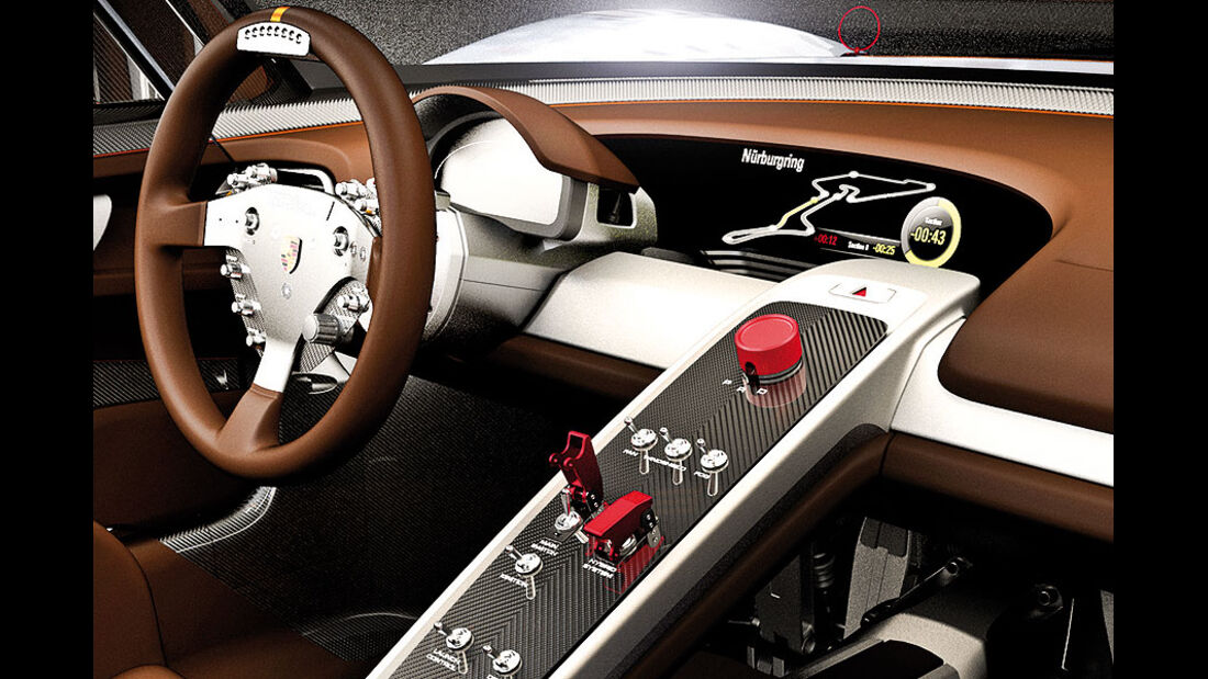 Porsche 918 RSR, Detail, Cockpit