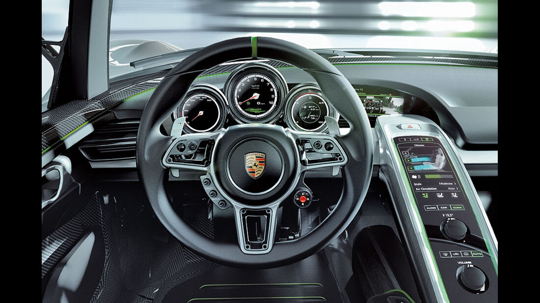 Porsche 918 Spyder Cockpit
