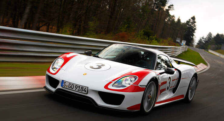Porsche 918 Spyder, Frontansicht