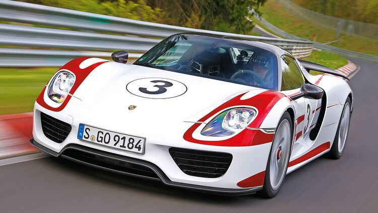 Porsche 918 Spyder, Frontansicht