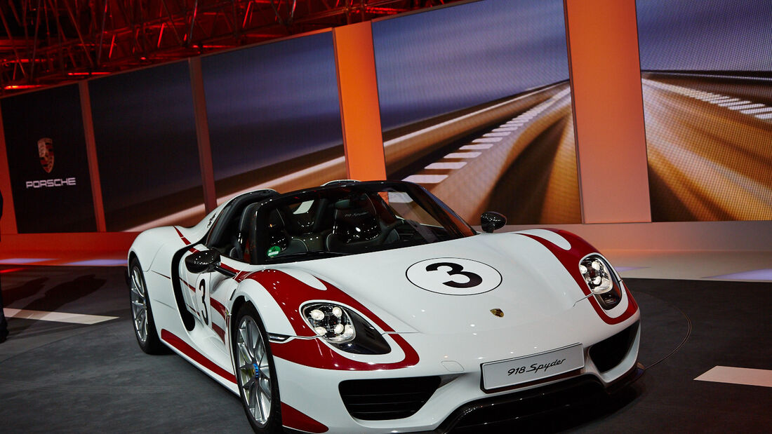 Porsche 918 Spyder, Genfer Autosalon, Messe 2014