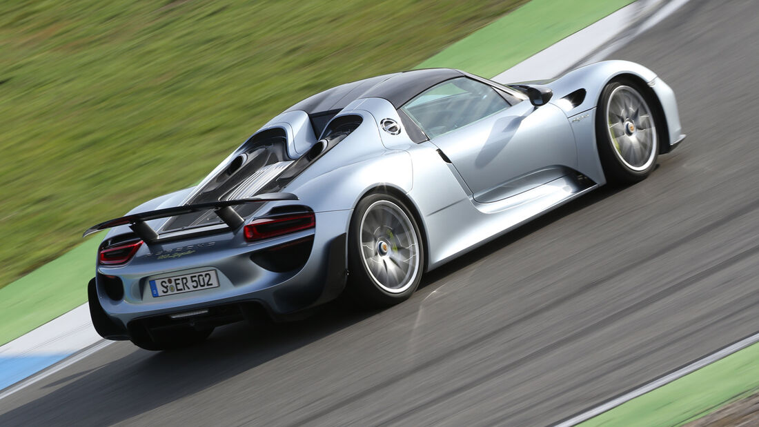 Porsche 918 Spyder, Heckansicht