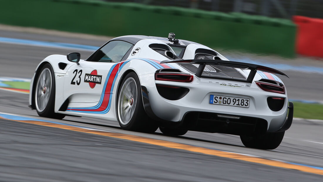 Porsche 918 Spyder, Heckansicht