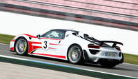 Porsche 918 Spyder, Heckansicht