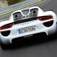 Porsche 918 Spyder, Heckansicht