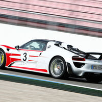 Porsche 918 Spyder, Heckansicht