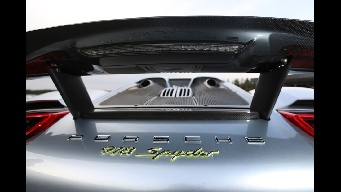 Porsche 918 Spyder, Heckspoiler