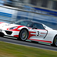 Porsche 918 Spyder, Seitenansicht