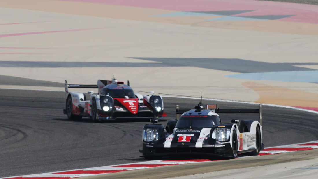 Porsche 919 Hybrid - Toyota TS050 Hybrid - WEC - Sportwagen-WM - Bahrain 2016