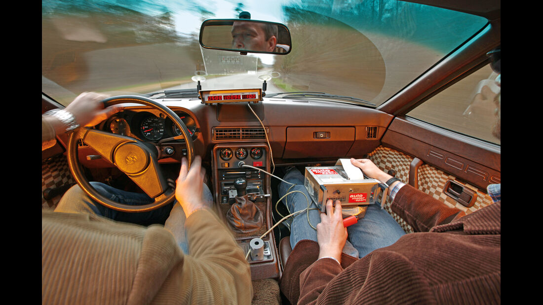 Porsche 924, Cockpit, Fahrersicht