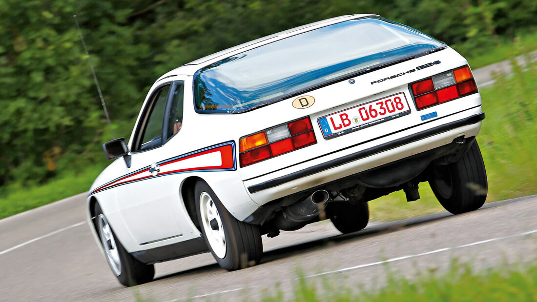 Porsche 924, Heckansicht