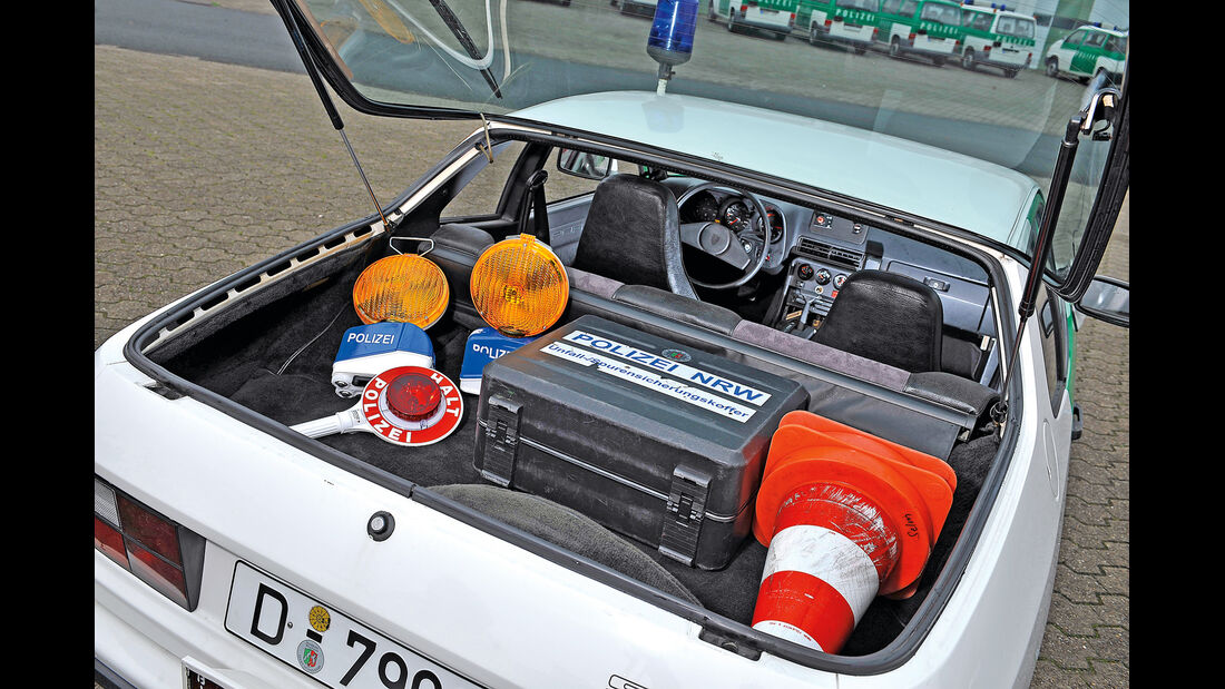 Porsche 924, Polizeiwagen