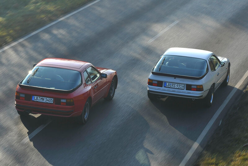 Porsche 924 Turbo, Porsche 944, Heckansicht