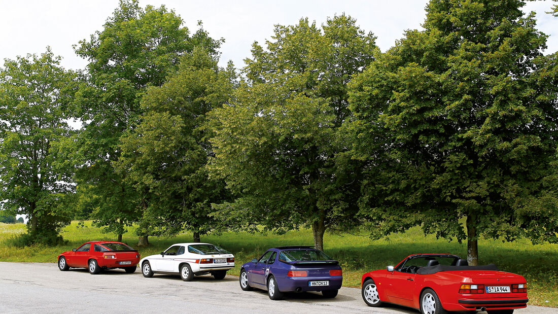 Porsche 928, 924, 968, 944 S2, Seitenansicht