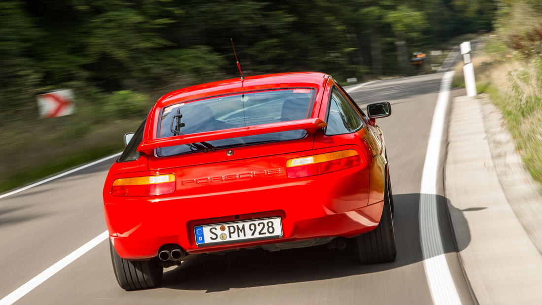 Porsche 928 GT, Heckansicht