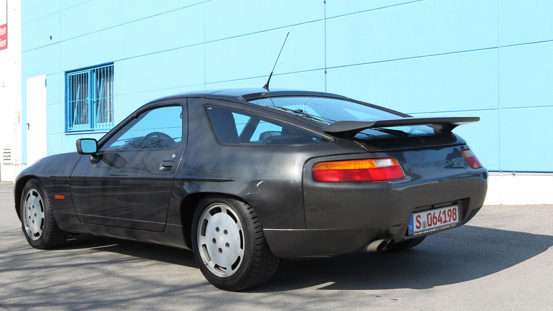 Porsche 928 S4, Heck, Heckspoiler