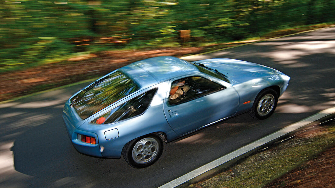 Porsche 928, Seitenansicht