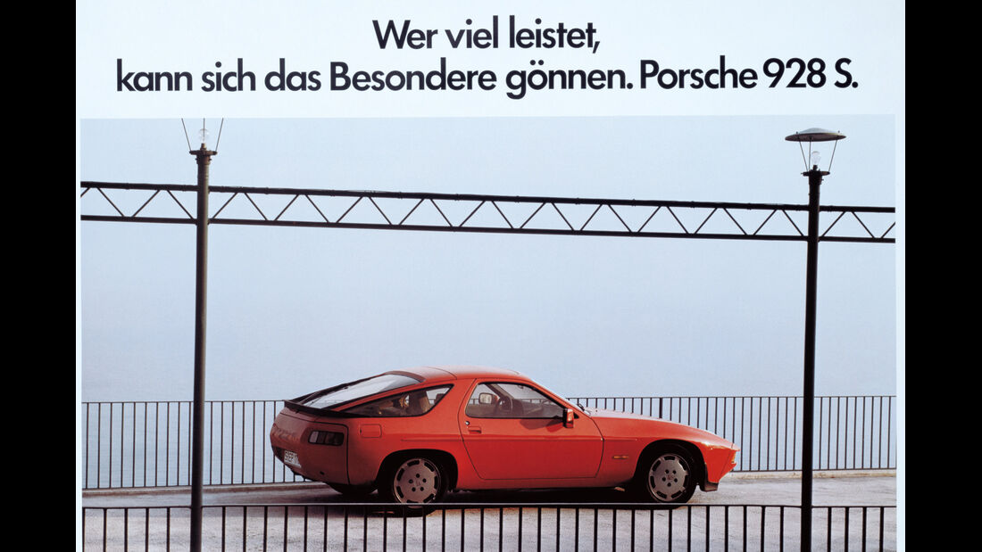 Porsche 928, Seitenansicht