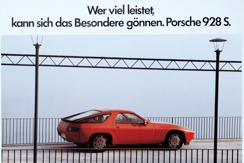Porsche 928, Seitenansicht