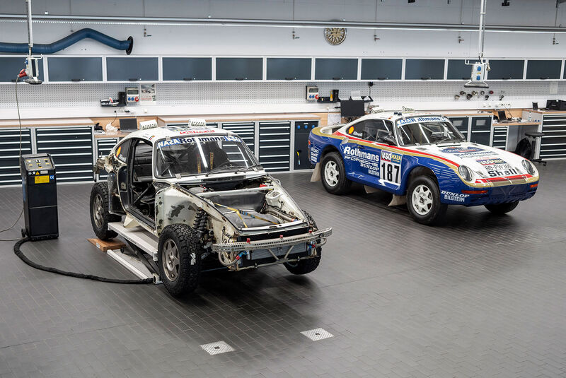 Porsche 959 Dakar (1986) Restaurierung in der Museums-Werkstatt