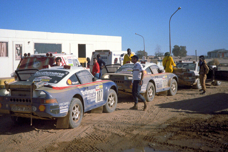 Porsche 959 Dakar Team Rothmans (1986) Rallye Paris-Dakar, Originalaufnahmen