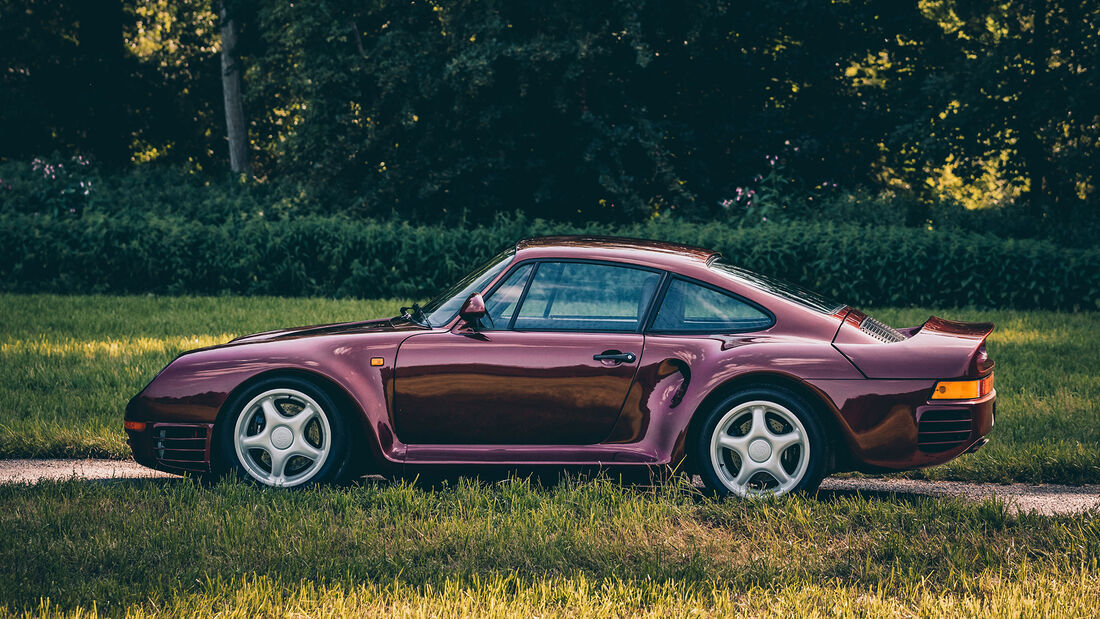 Porsche 959 Prototyp F7 (1985) Rubinrot