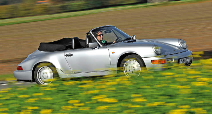 Porsche 964 Cabrio, Seitenansicht
