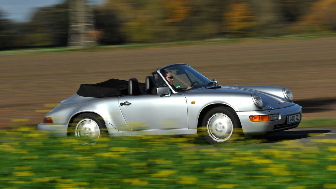 Porsche 964 Carrera 2 Cabrio, Seitenansicht