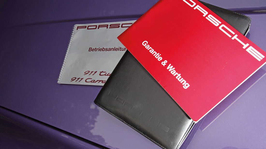 Porsche 964, Scheckheft, Servicemappe