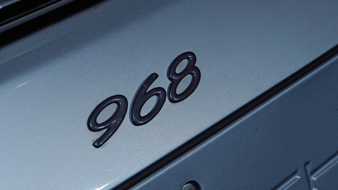 Porsche 968, Detail, 968 Logo