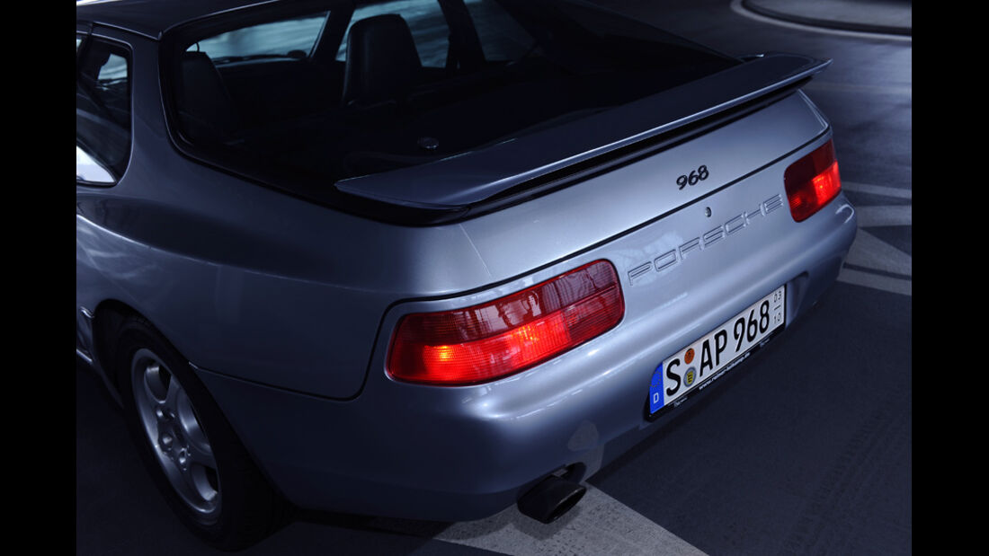 Porsche 968, Detail, Heck, Hecklichter