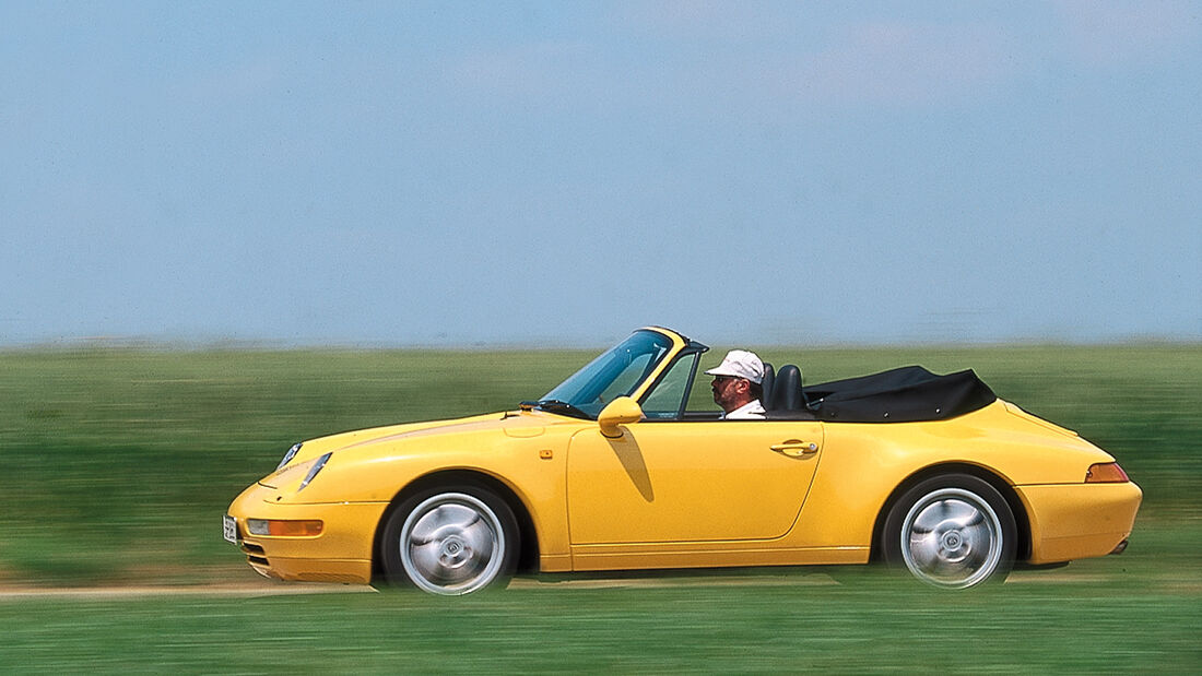 Porsche 993 Cabrio, Seitenansicht