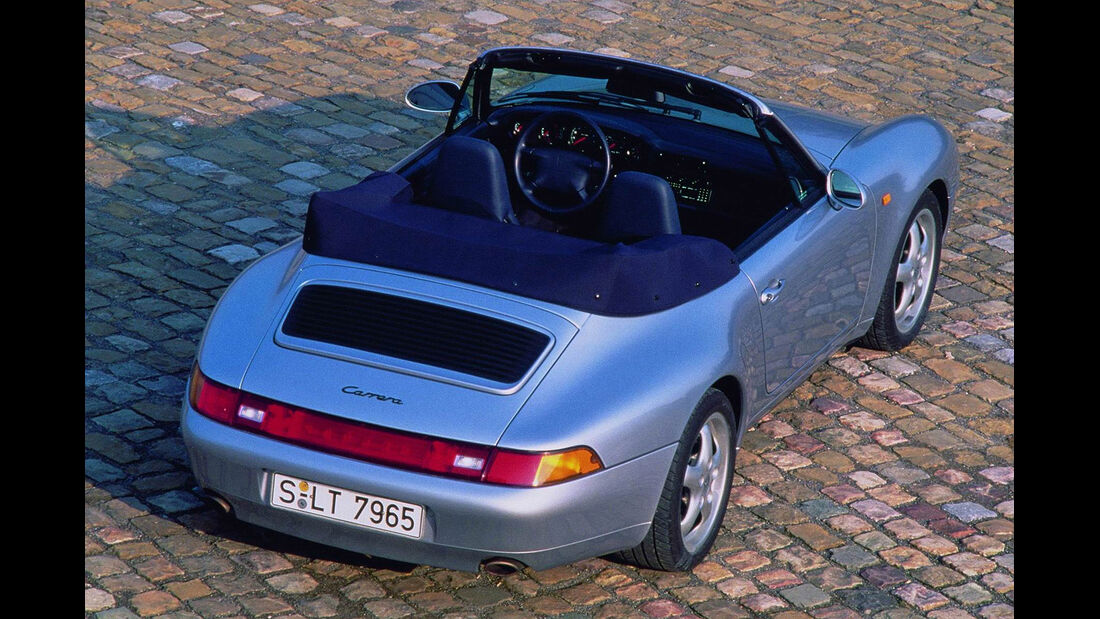 Porsche 993 Targa, Seitenansicht
