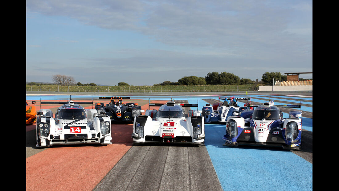 Porsche, Audi & Toyota - LMP1 - WEC Test Paul Ricard - Le Castellet - 2014