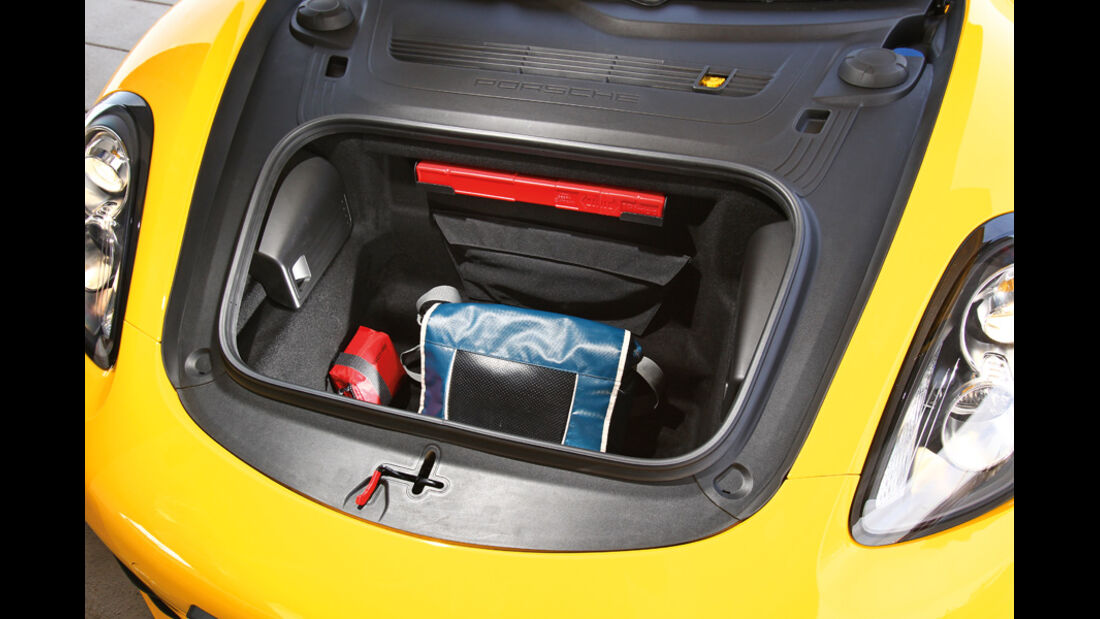 Porsche Boxster, Kofferraum, Gepäckablage