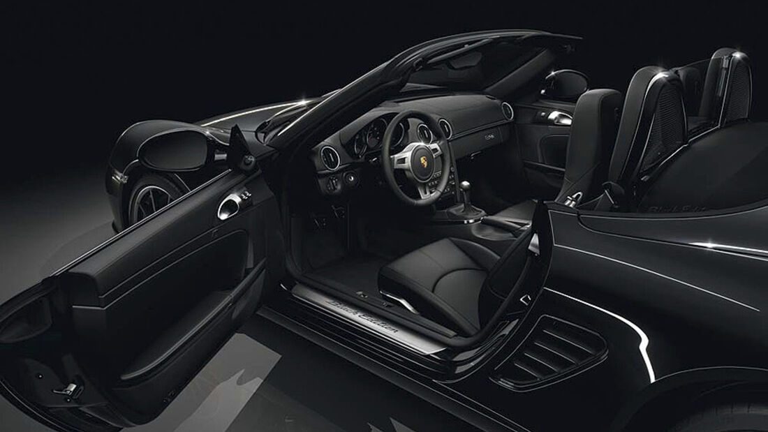 Porsche Boxster S Black Edition Sondermodell, Innenraum