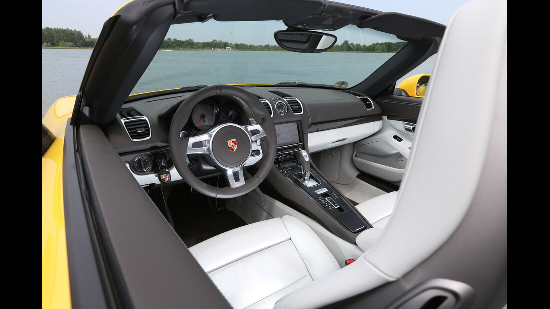 Porsche Boxster S, Cockpit, Lenkrad