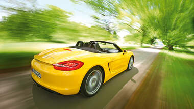 Porsche Boxster S, Heck, Seitenlinie
