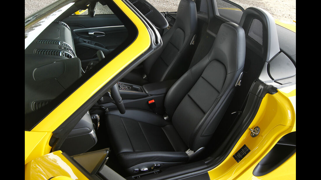 Porsche Boxster S, Sitze