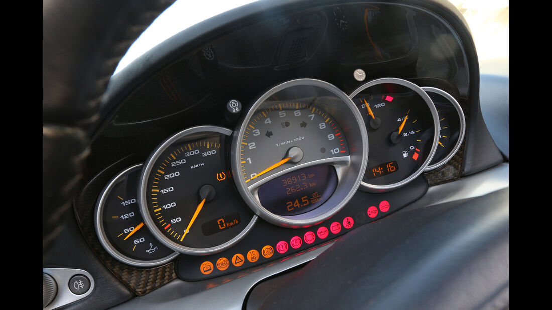 Porsche Carrera GT, Rundinstrumente