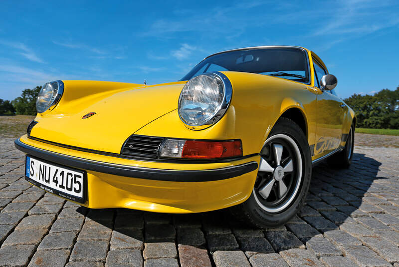 Porsche Carrera RS 2.7, Frontscheinwerfer