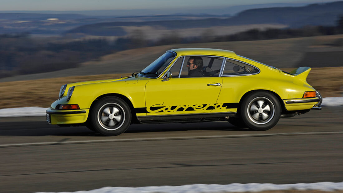 Porsche Carrera RS 2.7, Seitenansicht