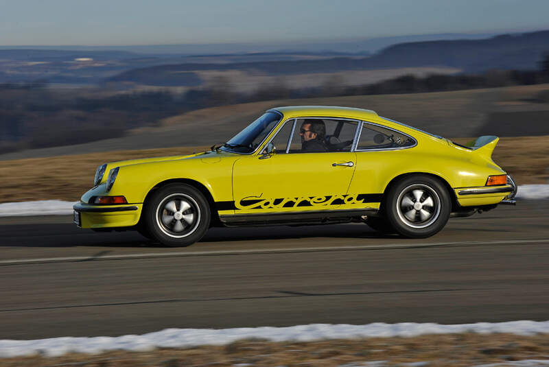 Porsche Carrera RS 2.7, Seitenansicht