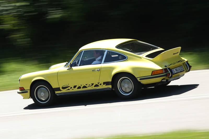 Porsche Carrera RS 2.7, Seitenansicht