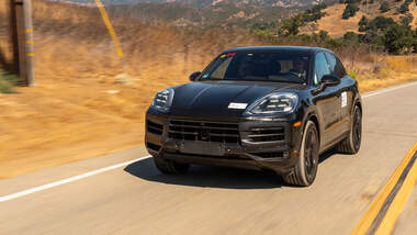 Porsche Cayenne 2023 Abnahmefahrt