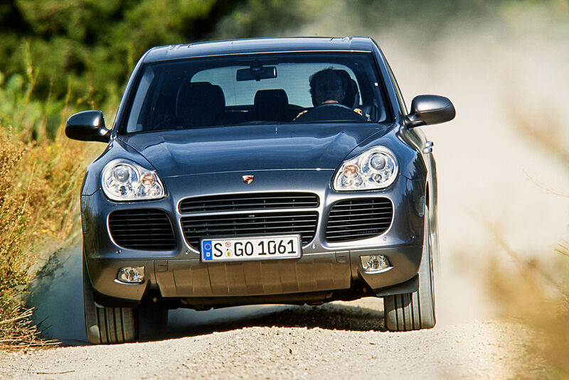 Porsche Cayenne Turbo 9PA (2002-2010) Fahraufnahme